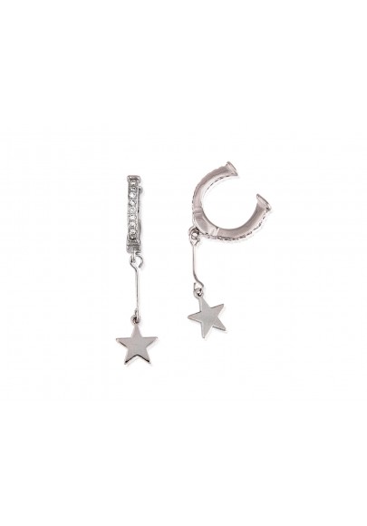 STERLING SILVER EAR CUFF EARRINGS