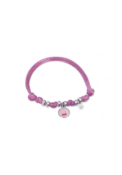 PULSERA PEPPA PIG PLATA 925 PRINCESS DREM