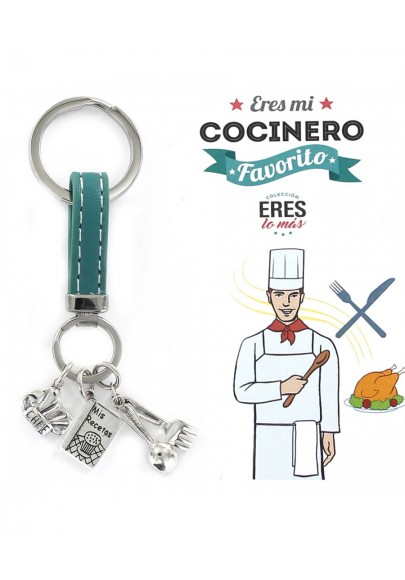 STERLING SILVER "YOU ARE MY FAVOURITE CHEF" KEYCHAIN