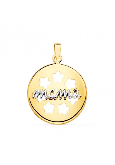 18K GOLD MAMA PENDANT