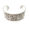 Regalos para profesoras I Pulsera de plata de ley 25 MM I Joyas AG23