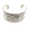 Regalos para profesoras I Pulsera de plata de ley 30 MM I Joyas AG23