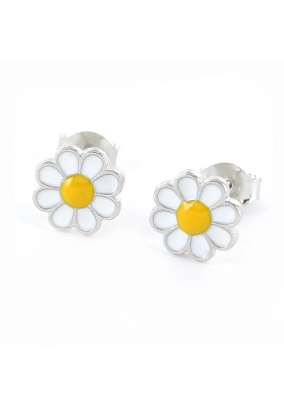 STERLING SILVER DAISYS EARRINGS