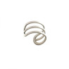 PENDIENTE EAR CUFF EFECTO ARO PLATA DE LEY