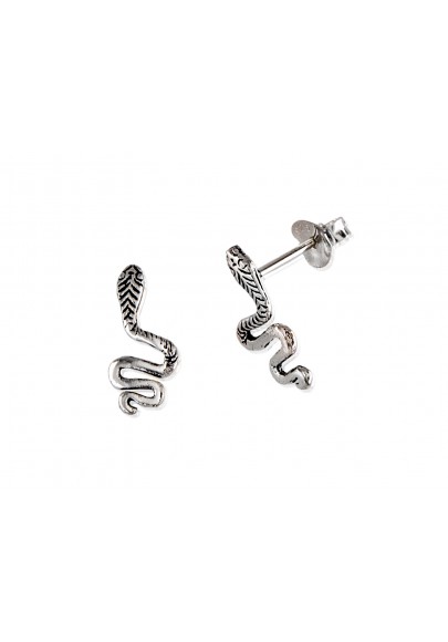 STERLING SILVER SNAKE EARRINGS