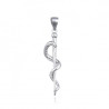 COLGANTE SERPIENTE PLATA DE LEY