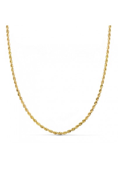 18K GOLD 2 MM CORD CHAIN