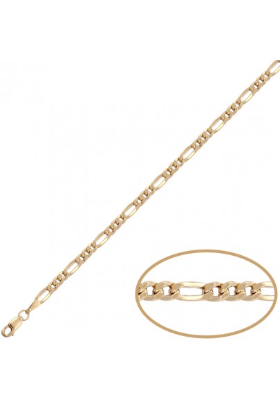 CADENA HUECA CARTIER 3X1 ORO 18 KL-3 MM