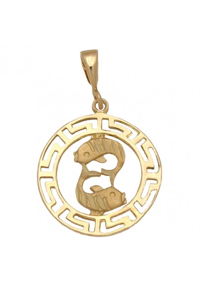 CHARM PENDANT ZODIAC SIGN PISCES