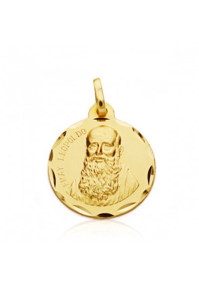 9K GOLD SAINT LEOPOLD MEDAL-18 MM