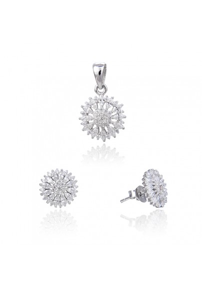 STERLING SILVER FLOWER SET