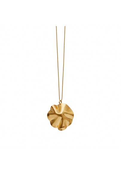 GOLD PLATED FLOWER NECKLACE