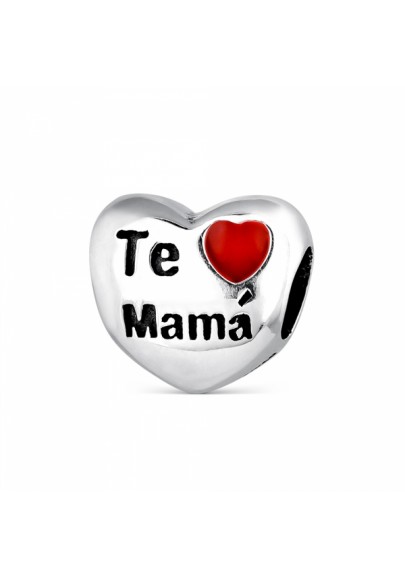 CHARM PLATA A TU LADO TE QUIERO MAMÁ