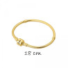 PULSERA PLATA A TU LADO CHAPADA EN ORO 9112175