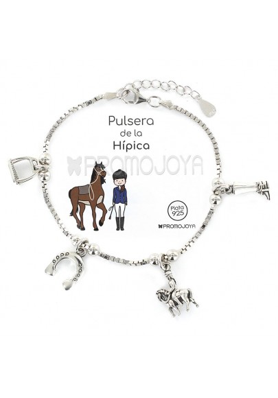 STERLING SILVER EQUESTRIANISM BRACELET