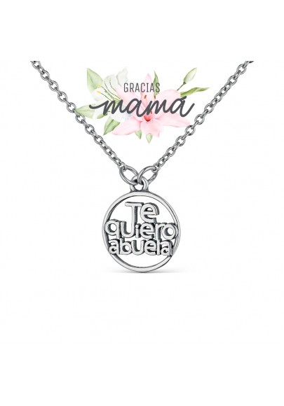 STERLING SILVER I LOVE GRANDMA NECKLACE