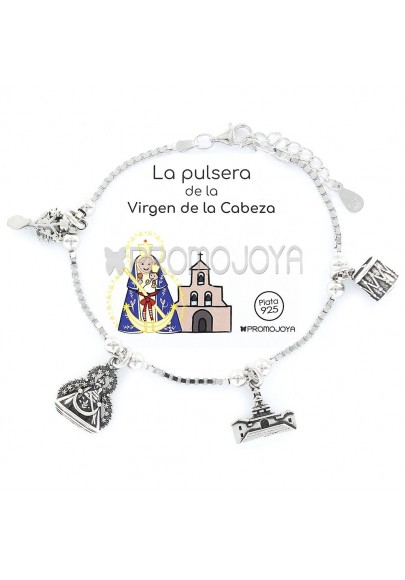 PULSERA VIRGEN DE LA CABEZA ERES LO MÁS PLATA DE LEY