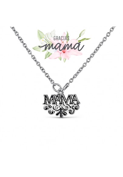 STERLING SILVER MUM NECKLACE