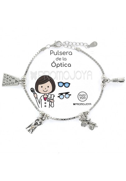 PULSERA DE LA ÓPTICA "ERES LO MÁS" PLATA DE LEY