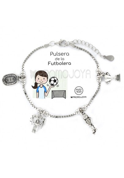 STERLING SILVER THE FOOTBALL-LOVING BRACELET 9107648