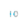 PENDIENTES MAREA PLATA ARO TURQUESA D02701/AA