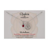 COLLAR ACERO CHAKRA RAÍZ-MULADHARA-
