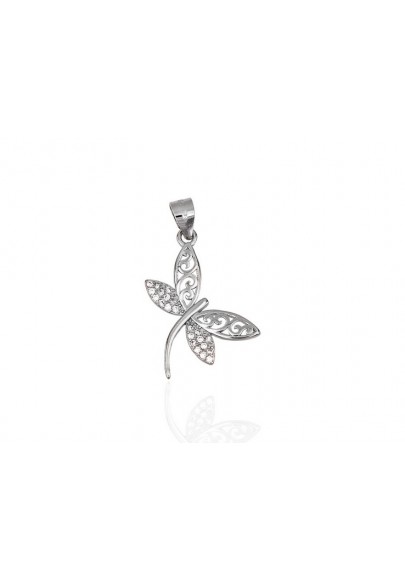 STERLING SILVER DRAGONFLY PENDANT