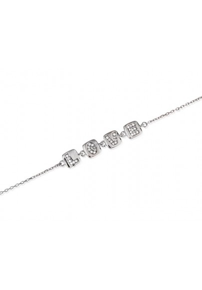 PULSERA LOVE PLATA DE LEY