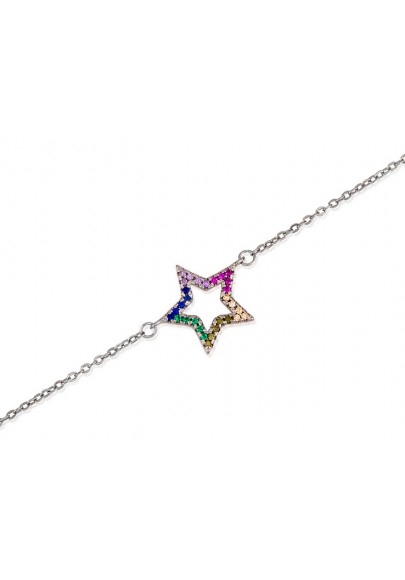 STERLING SILVER STAR BRACELET