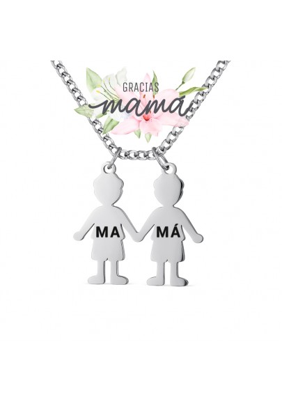 STAINLESS STEEL DOLLS BOYS NECKLACE