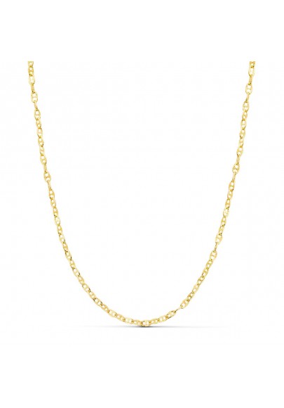 HOLLOW 18K GOLD CABLE CHAIN-2 MM