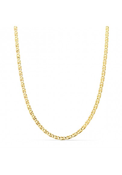 HOLLOW 18K GOLD ANCHOR CHAIN-2 MM