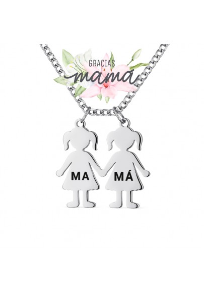 STAINLESS STEEL DOLLS GIRLS NECKLACE