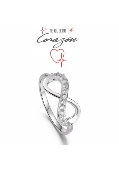 STERLING SILVER THE INFINITY SYMBOL RING