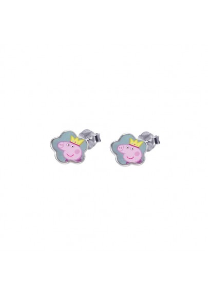 PENDIENTES PEPPA PIG® PLATA DE LEY