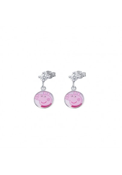 PENDIENTES PEPPA PIG® PLATA DE LEY