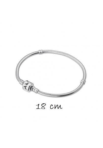 PULSERA PLATA A TU LADO 18 CM