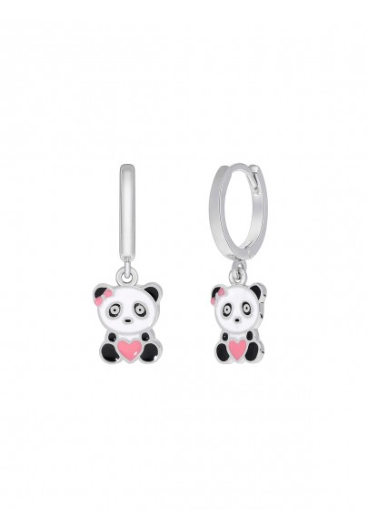 PENDIENTES ARO OSO PANDA PLATA MAREA D03001/AY