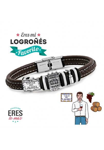 PULSERA CABALLERO ERES MI LOGROÑÉS FAVORITO 9110778