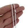 CADENA MARINA PLATA DE LEY 80 CM