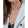 COLLAR LARGO DOBLE CADENA PLATA DE LEY MAREA D02207/AM
