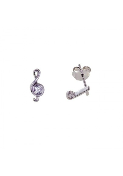 STERLING SILVER MUSICAL NOTES EARRINGS