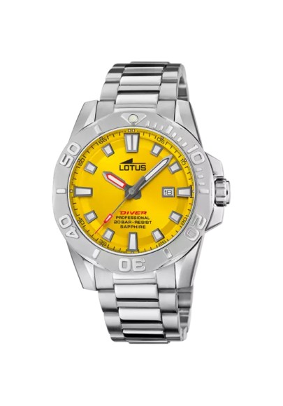 LOTUS MEN'S YELLOW STAINLESS STEEL WATCH BRACELET 18926/1