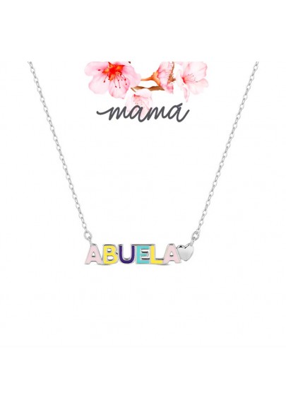 COLLAR ABUELA PLATA DE LEY ESMALTE 9119332