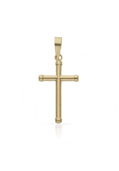 CRUZ LISA ORO 18KL-14X23MM