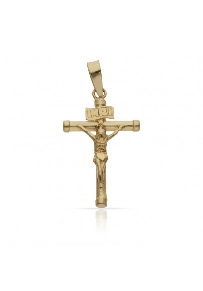 CRUZ CRISTO ORO 18KL-15X24MM