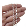 CADENA ROLO PLATA DE LEY 80 CM. 4 MM DIÁMETRO ASA