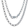 CADENA ROLO PLATA DE LEY 70 CM. 4 MM DIÁMETRO ASA