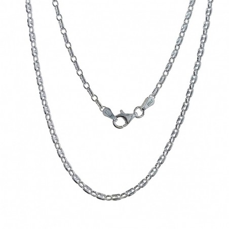 STERLING SILVER GUCCI CHAIN-4 MM x 2.80 MM. 70 CM