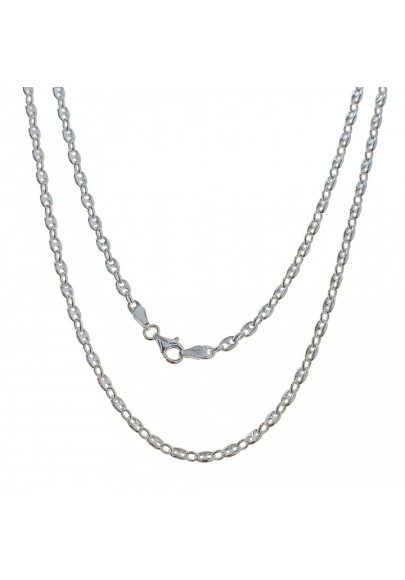 STERLING SILVER GUCCI CHAIN-4.8 MM x 3.2 MM. 70 CM